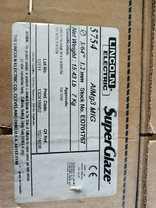 Drut do aluminium migomat dwie rolki