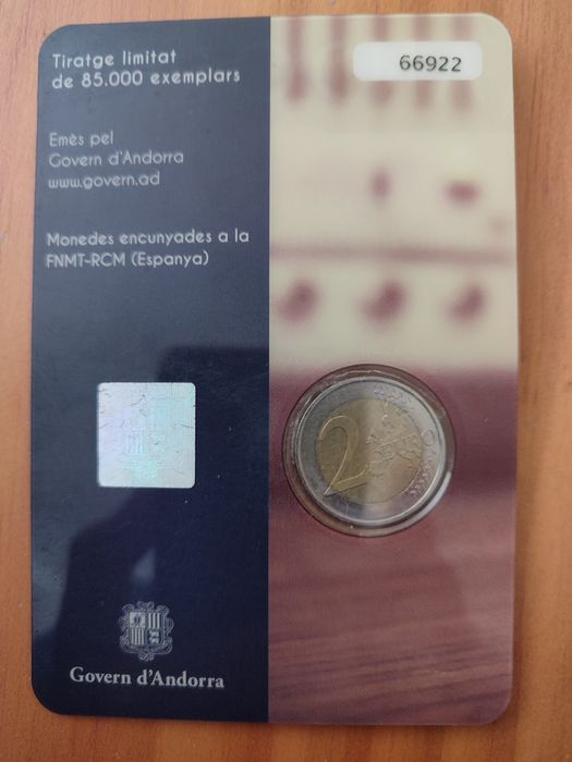 Moeda 2 € Andorra 2016