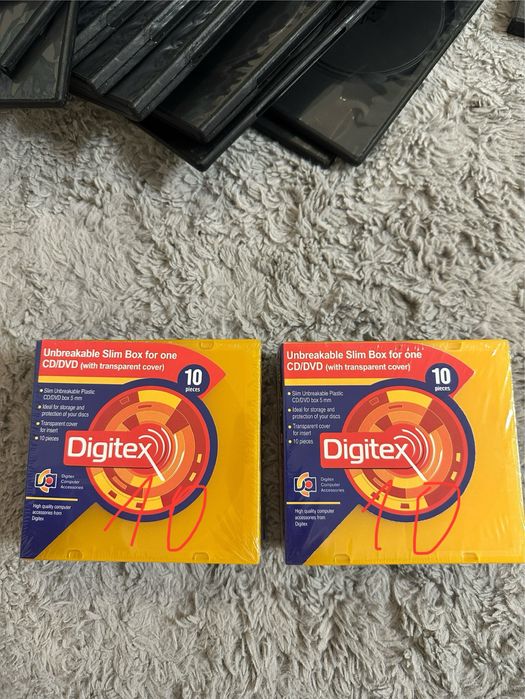 Продам DVD CD Box диски футляр прозорі чорні