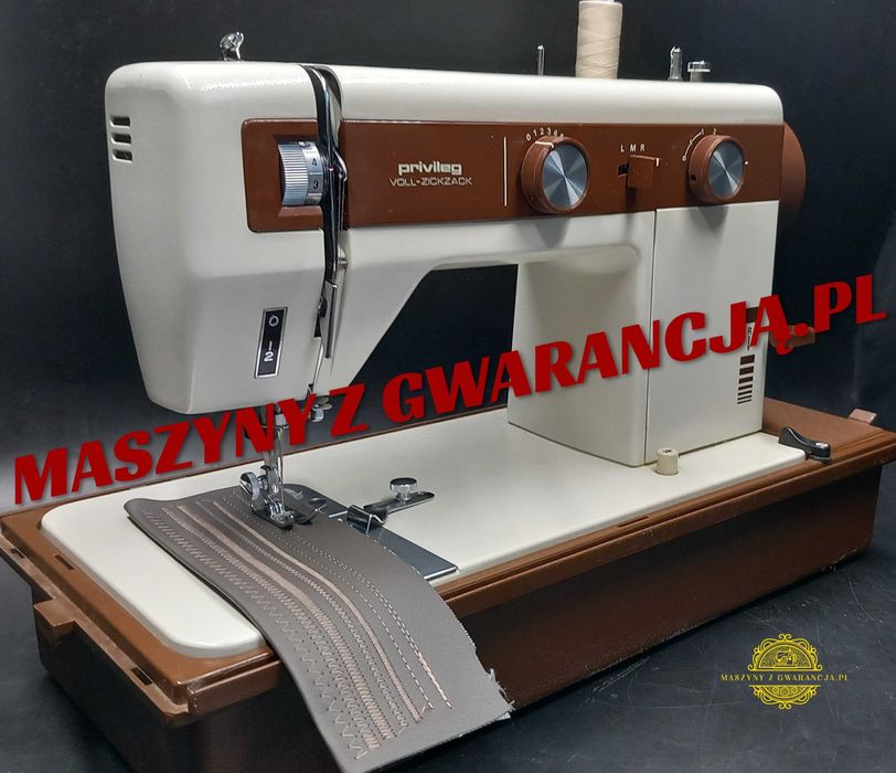 METALOWA Maszyna do szycia skóry, jeansu taśmy,płótna aluminium ROK GW