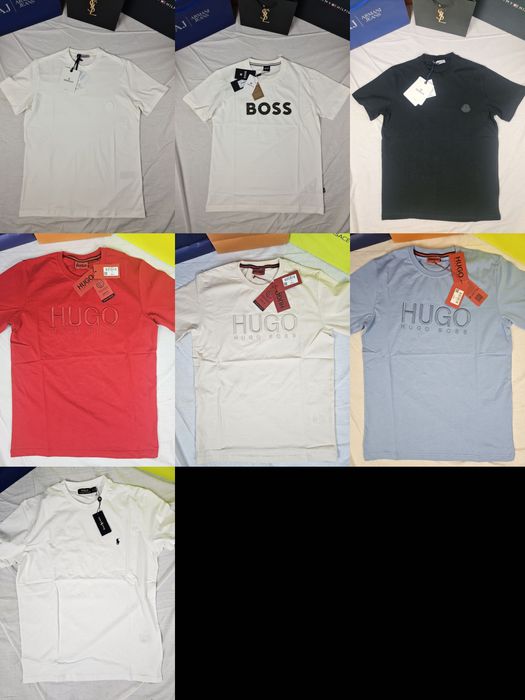 Koszulka boss tshirt mon koszulki męskie ralph kolory hugo