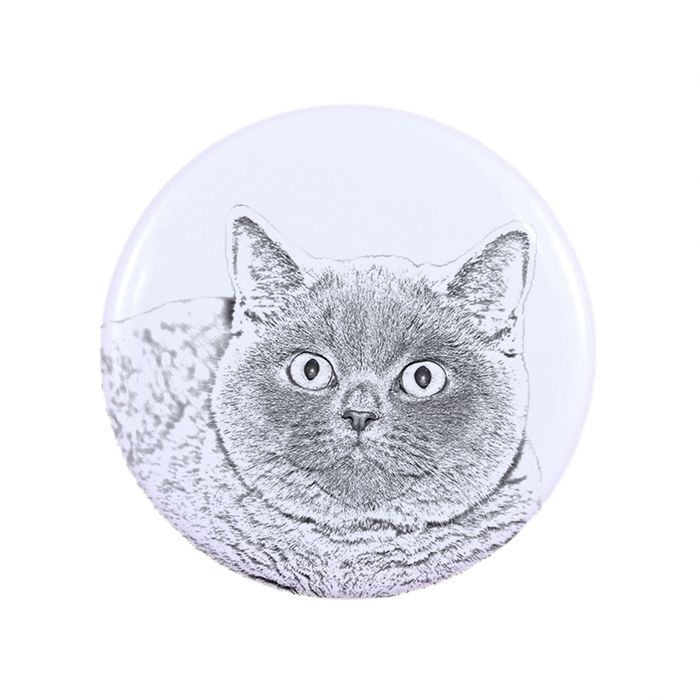 Brytyjski krótkowłosy przypinka z kotem duża Art-Dog