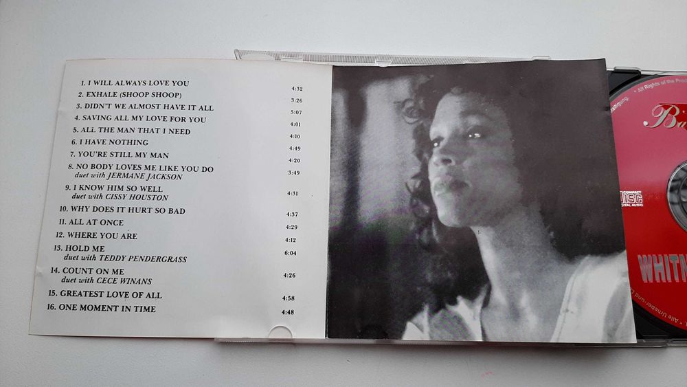 Компакт диск Whitney Houston - Best Ballads cd disc