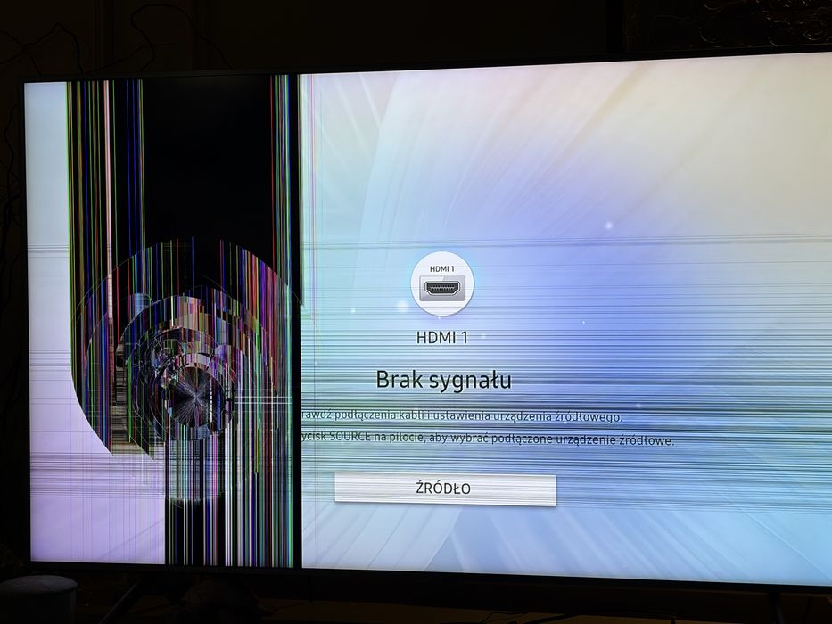TV Samsung QLED 55” QE55Q7RAT idealny na tzw czesci