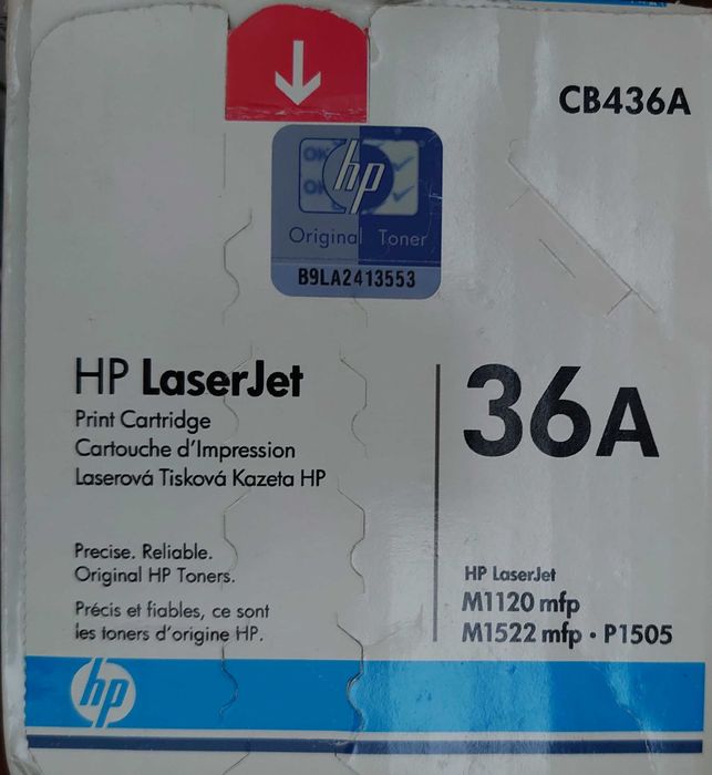 картриж HP 36A до лазерного принтера