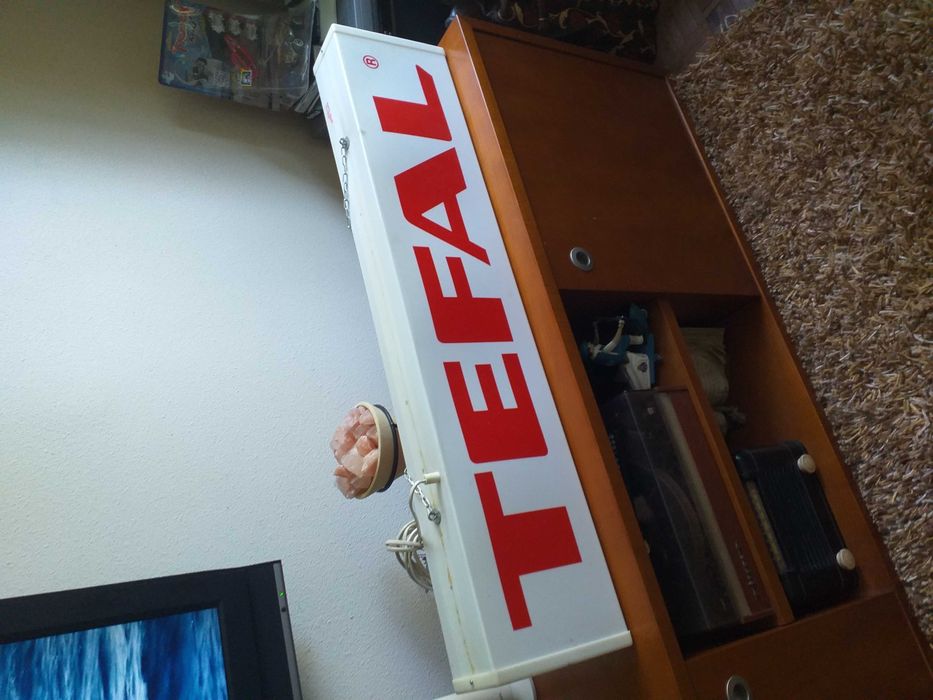 Reclamo luminoso antigo Tefal