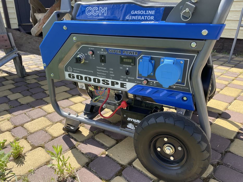 Генератор бензиновий 5 кВт CGM 6000SPE
