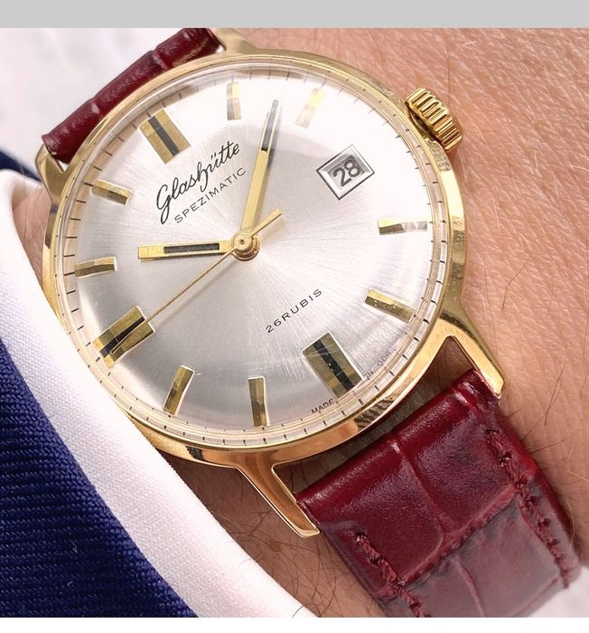 Часы Glashutte Spezimatic (1976)
