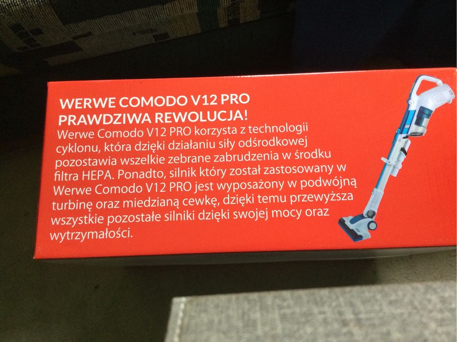 WERWE Comodo V 12 pro Odkurzacz akumulatorowy Biała Giżycka • OLX.pl