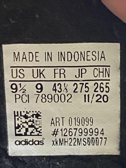 Мужские Кожаные Кроссовки Adidas Samba 43р(27.5см)