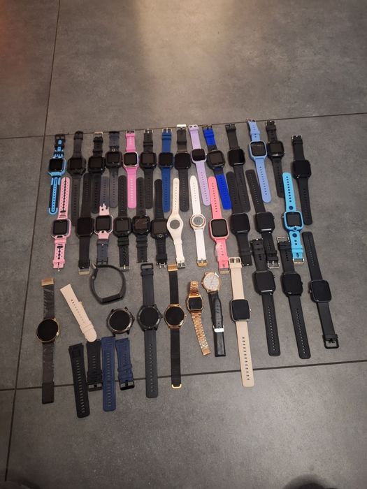 Zestaw zegarków smartwatch 37szt