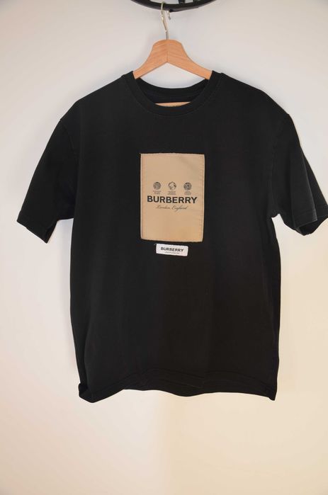 Burrbery t-shirt czarny r, M