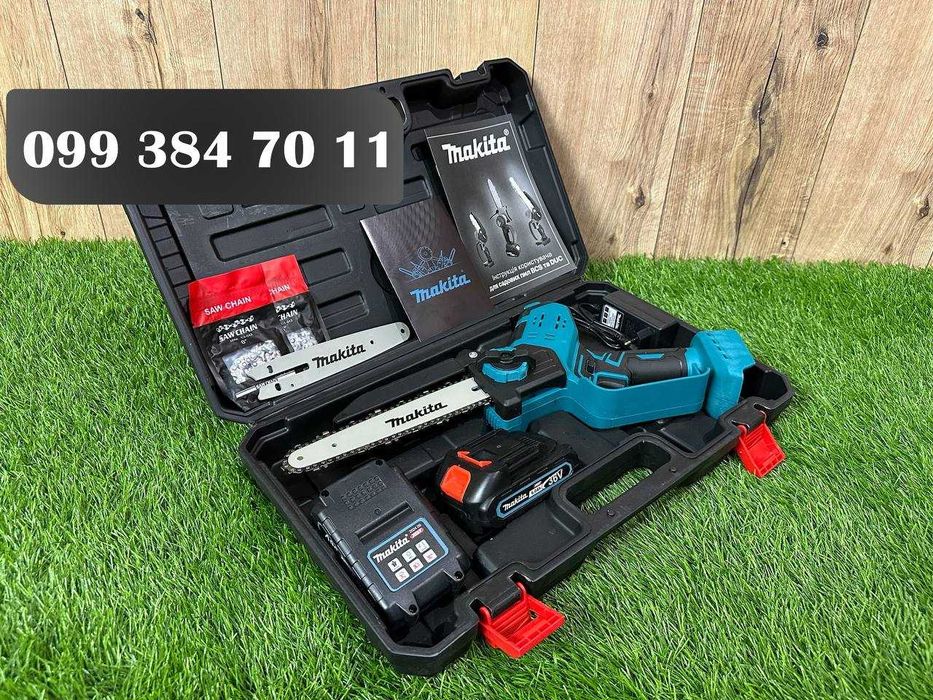 Сучкоріз Акумуляторна цепна пила Makita DUC195PRO авто подача мастила