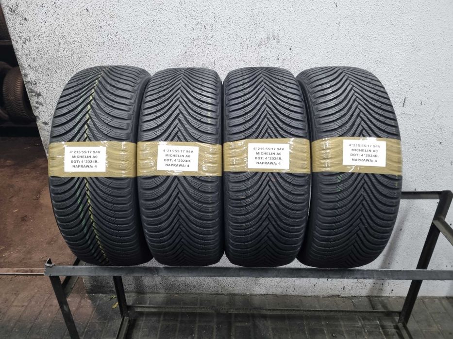 215/55/17 94V Michelin Alpin 5 AO KOMPLET MONTAŻ WYSYŁKA K-lin