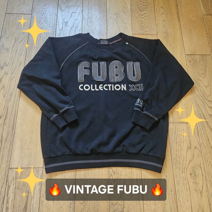Czarna bluza crewneck Fubu