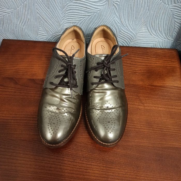 Черевики броги Clarks 38 розміру