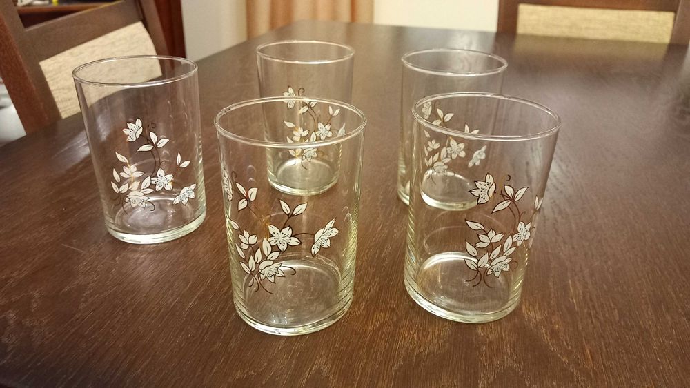 Kolekcja PRL szklanki na herbatę szklanki jaśmin cena za 5 szt