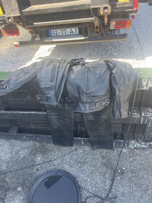 Fato motard de couro