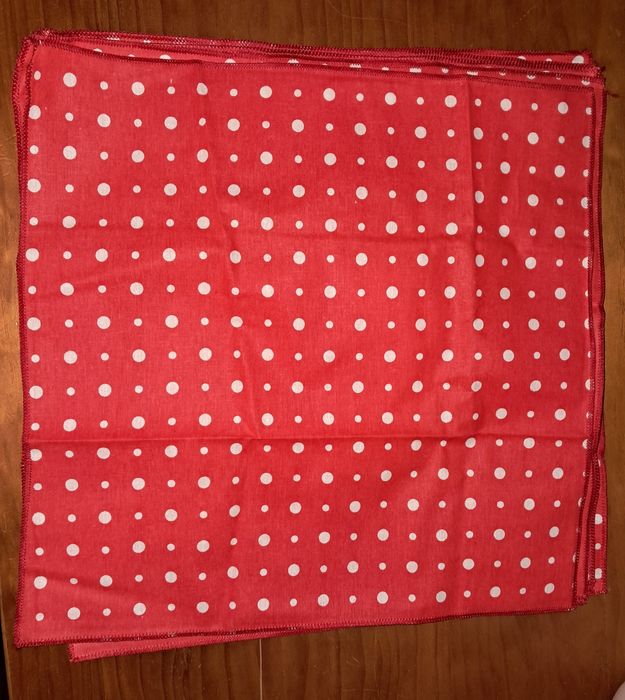 Conjunto de 6 guardanapos/ panos novos