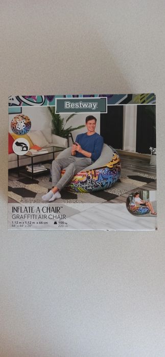 Fotel dmuchany Graffiti Bestway 75075   x 2sztuki