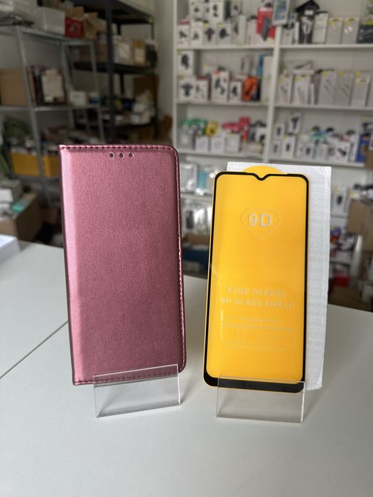 Etui kabura + szkło hartowane 9D REALME C25Y