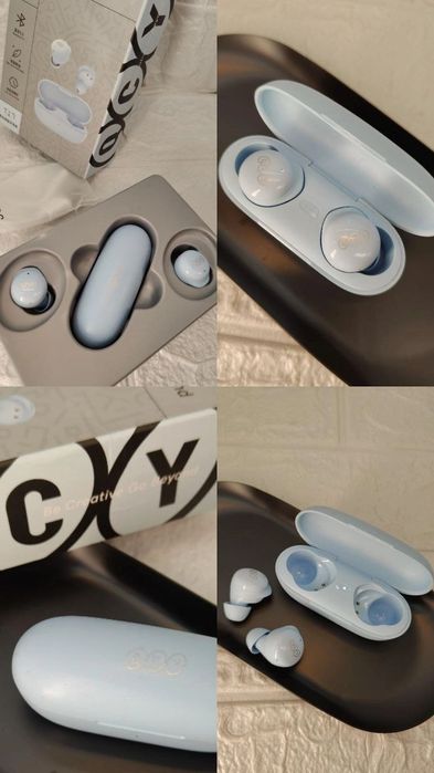 Навушники QCY T17 blue
Вакуумні, 3 розміри накладок 
Рідна коробка і ш