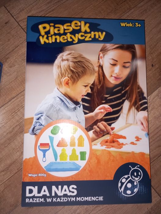 Piasek kinetyczny zestaw foremki