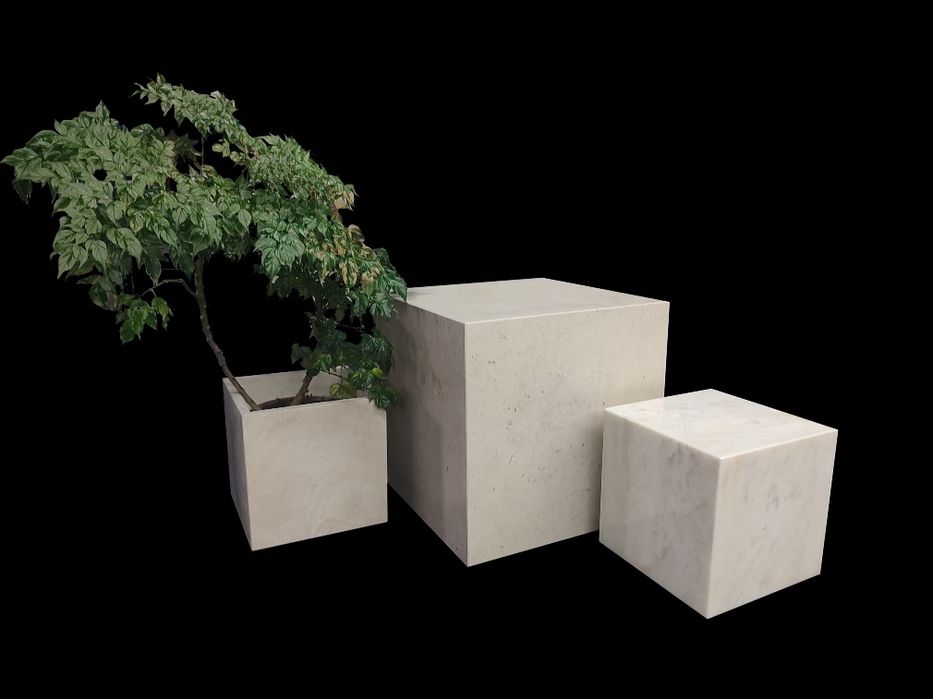 Cubo design em mármore