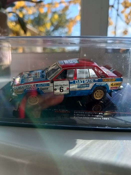 Datsun Violet GT - Rally Cote d'Ivoire 1981. IXO. 1:43.