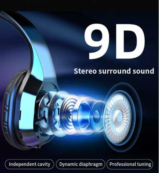 Auscultadores Headset mãos livres HeadPhones Bluetooth 5 T5