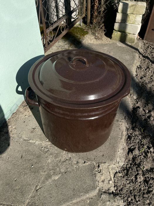 Кастрюля емальована 40 л.