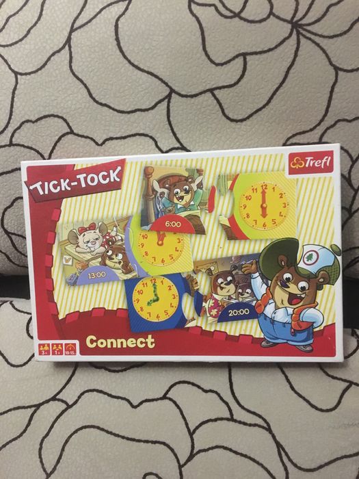 Игра Tick-tock Connect. Настольная игра  Animal Discovery 6+