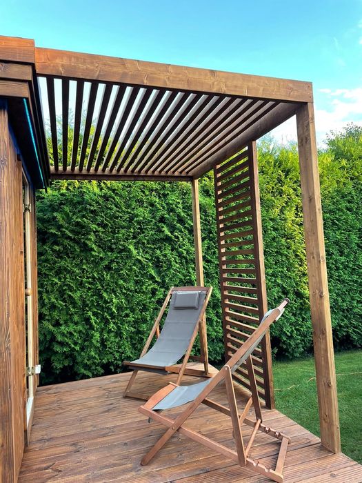 Sauna Fińska z antresola  plus  taras