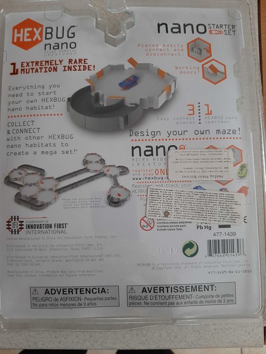 HEX BUG Nano Starter set gra dla dzieci jak Gravitrax