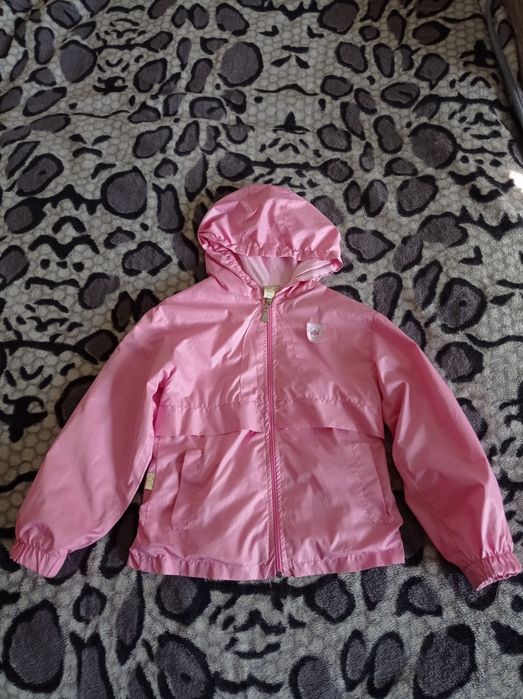 Вісіння курточка вітровка для дівчинки  5 6 7 років