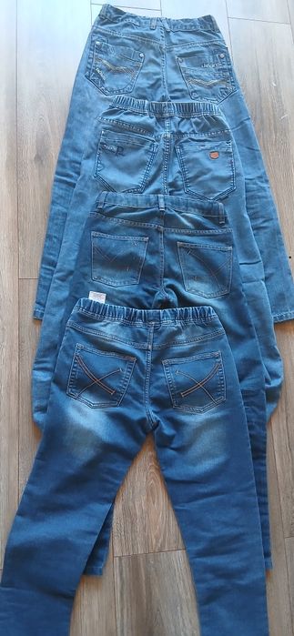Zestaw spodni jeansy