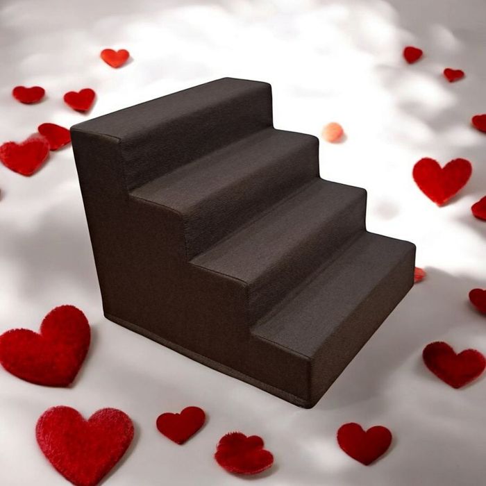 Лесенка для собак цвет как на фото, ступени для собак, пандус для соба