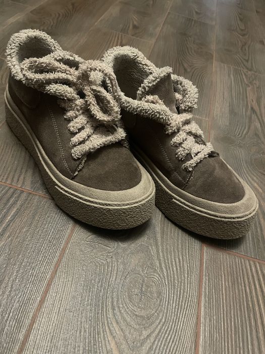 Кеди жіночі осінь/весна, замшеві, розмір 38