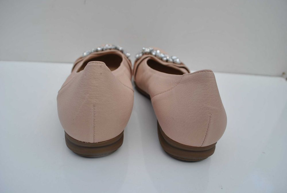 Baleriny Gabor skóra naturalna