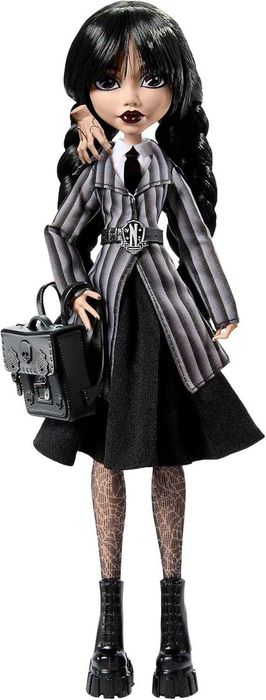 Monster High Wednesday Addams HXJ04 Монстер Хай Венздей Адамсу шкільній формі