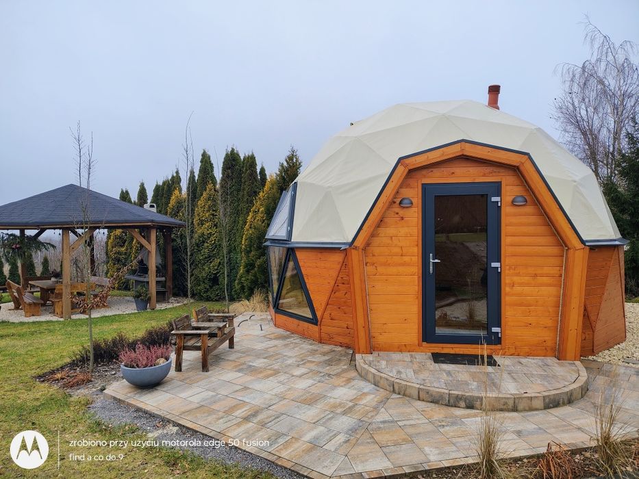 Kopuła całoroczna, glamping, domek letniskowy sala warsztatowa