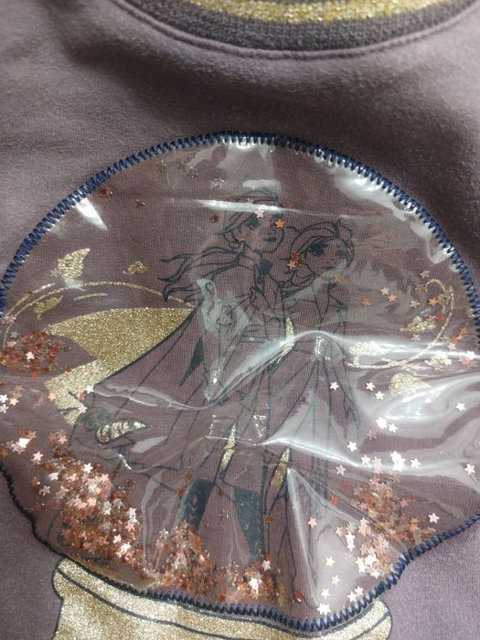 Bluza 92 fioletowa z Anną i Elsą