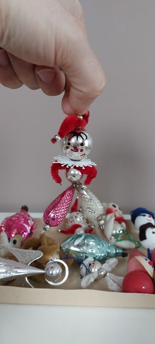 Bombki z Prl-u kształtki 12sztuk