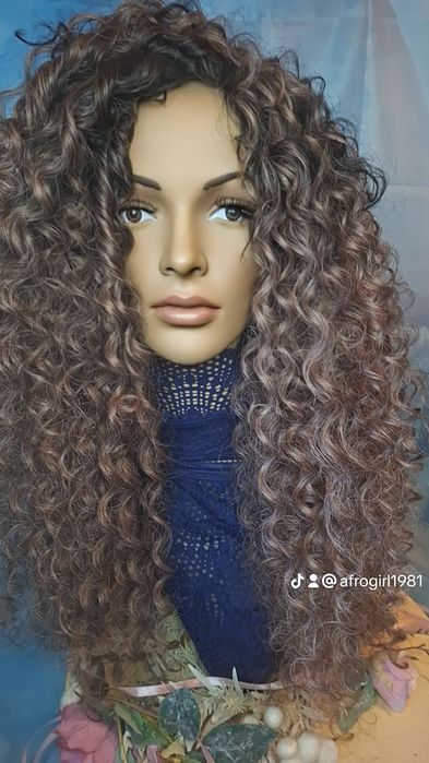 Topper afro  ręcznie tkany na zamówienie