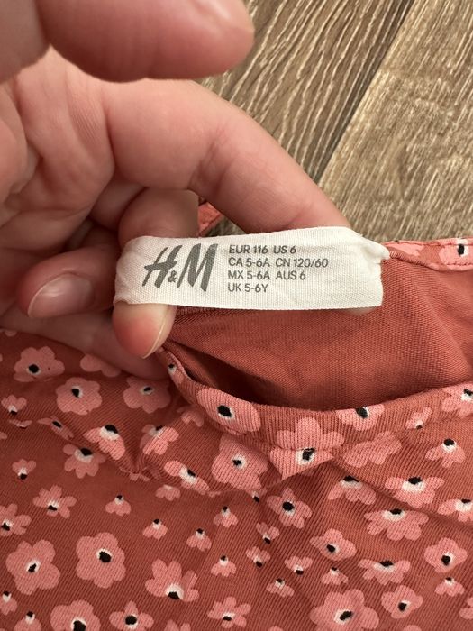 Сукня h&m на дівчинку 116/122
