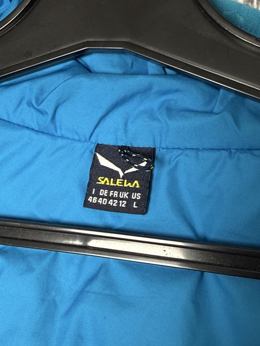 (Розмір L) Жіноча утеплена куртка з капюшоном Salewa Duran Hybrid Polarlite Primaloft
