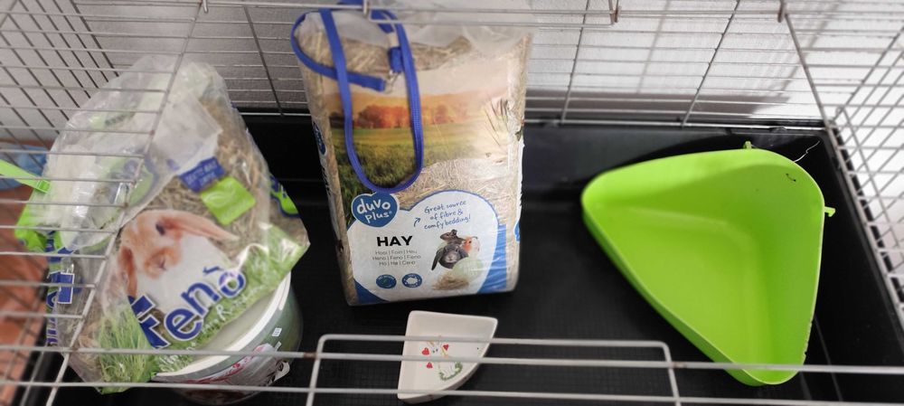 Gaiola para roedores com acessórios