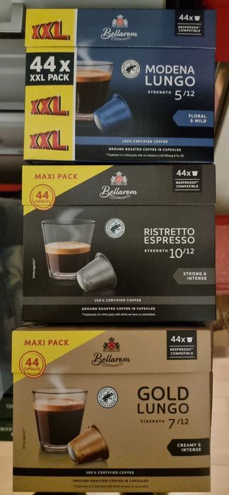 Кава Bellarom XXL 44 капсули в пачці, для Nespresso систем.: 215