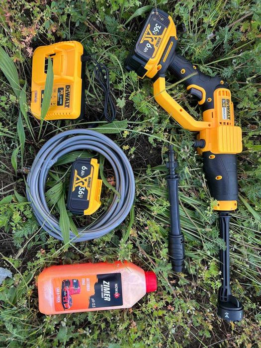 Мийка портативна DeWalt 36 V мийка високого тиску
