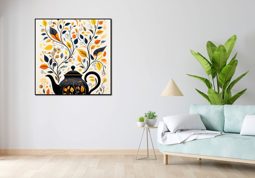 Plakat 100x100cm Jesienna Melodia